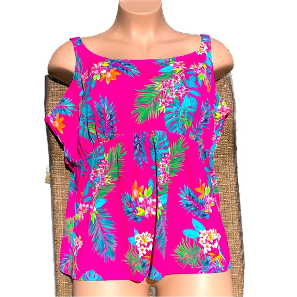 34W Kim Gravel Swimsuits for All Women’s Plus Swimsuit Bathing Suit Tankini - Picture 1 of 5